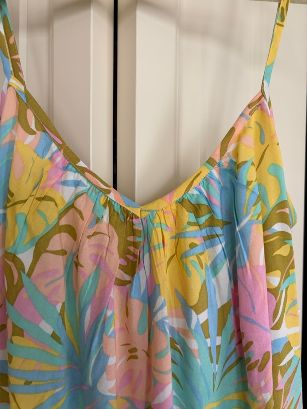 Billabong Pastel Floral Ruffle Sundress - Picture 4 of 6